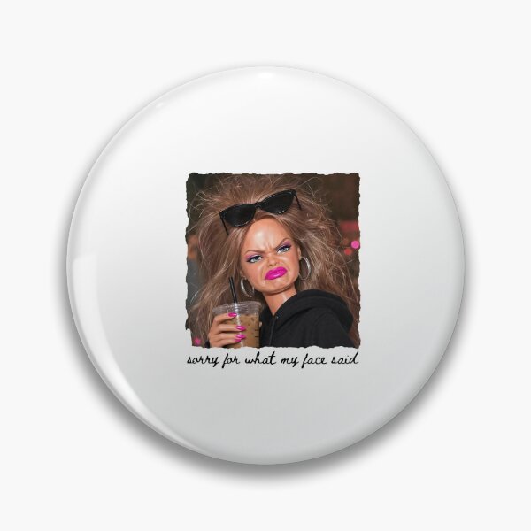 Item preview, Sorry for What My Face Said Doll Meme CoffeeHumor designed and sold by ImeldaSparks.