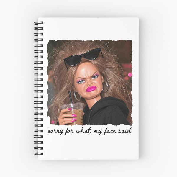 Item preview, Sorry for What My Face Said Doll Meme CoffeeHumor designed and sold by ImeldaSparks.