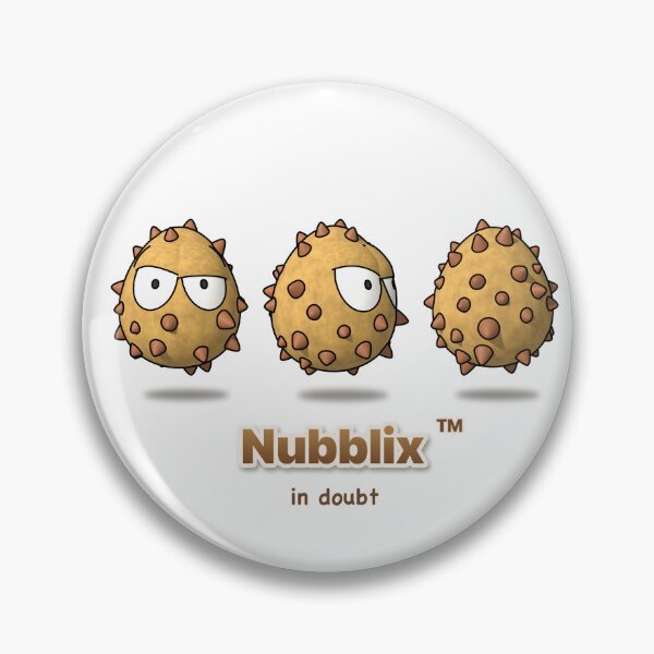 Item preview, Nubblix In Doubt — Cute Monster Turnaround designed and sold by NubblixStudio.