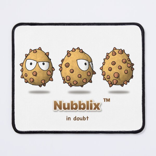Item preview, Nubblix In Doubt — Cute Monster Turnaround designed and sold by NubblixStudio.