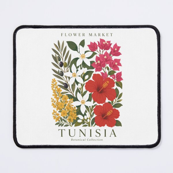 Item preview, Tunisia - Flower Market - Botanical Collection designed and sold by Sketch-Shack.