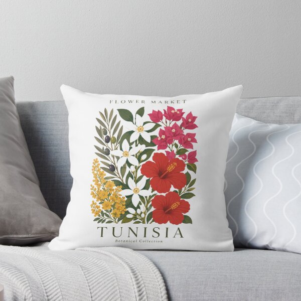 Item preview, Tunisia - Flower Market - Botanical Collection designed and sold by Sketch-Shack.