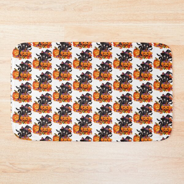 Item preview, Mischievous Halloween Cat – Sneaking Candy From the Pumpkin designed and sold by Clothes With Smiling Animals Walt Gral.
