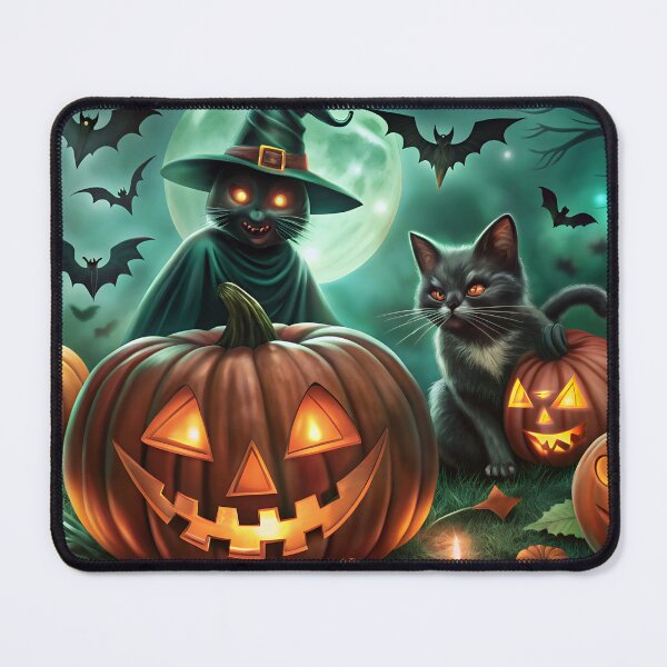 Item preview, Spooky Halloween Night Pumpkin Patch Panorama designed and sold by AlinaMel.