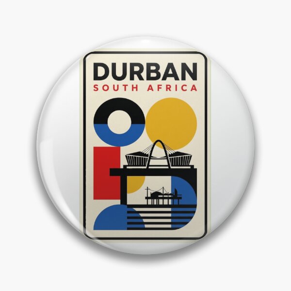 Item preview, Retro Durban Bauhaus Geometric Skyline designed and sold by k3rstman1.