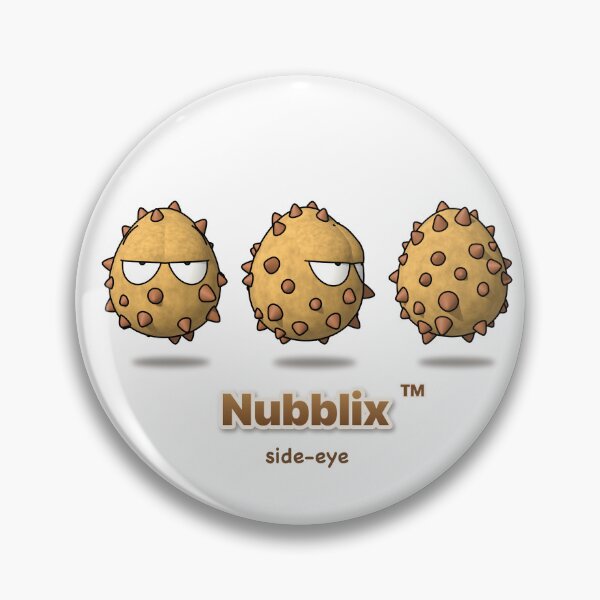 Item preview, Nubblix Side-Eye — Cute Monster Turnaround designed and sold by NubblixStudio.