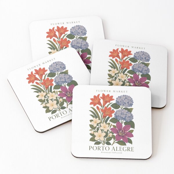 Item preview, Porto Alegre - Flower Market - Botanical Collection designed and sold by Sketch-Shack.
