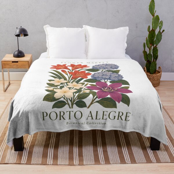 Item preview, Porto Alegre - Flower Market - Botanical Collection designed and sold by Sketch-Shack.