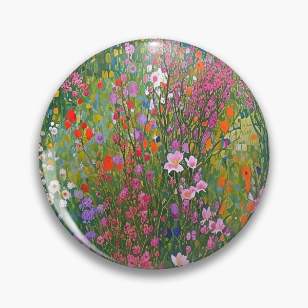 Item preview, Gustav Klimt Flower Garden Vivid Seamless Flowers Vintage Floral Patterns Digital Art Illustration designed and sold by Matt_Smith.