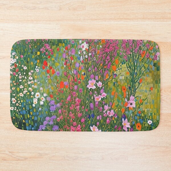 Item preview, Gustav Klimt Flower Garden Vivid Seamless Flowers Vintage Floral Patterns Digital Art Illustration designed and sold by Matt_Smith.