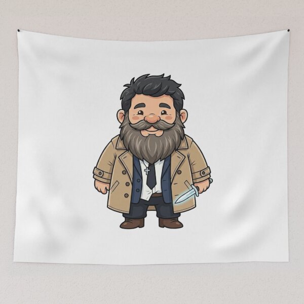 Item preview, Castiel Garden Gnome designed and sold by Bad-Decisions-Designs.