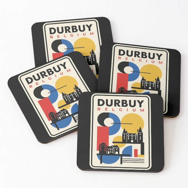 Item preview, Retro Durbuy Bauhaus Geometric Skyline designed and sold by k3rstman1.