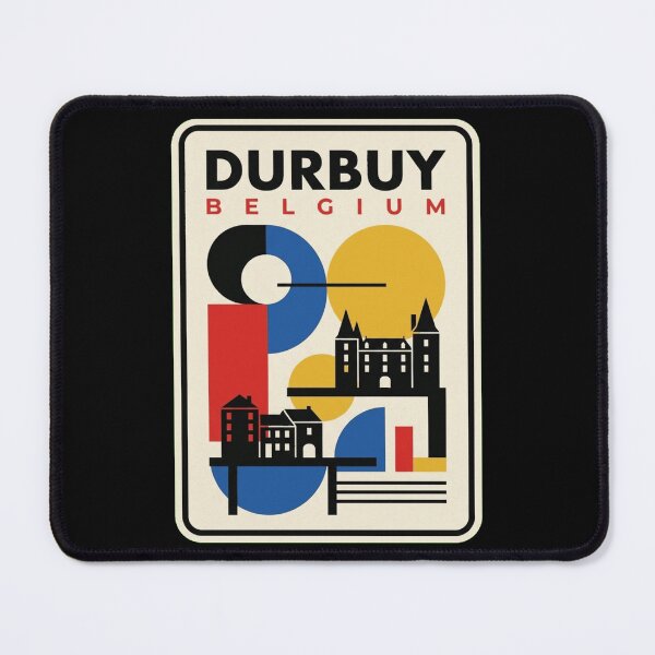 Item preview, Retro Durbuy Bauhaus Geometric Skyline designed and sold by k3rstman1.