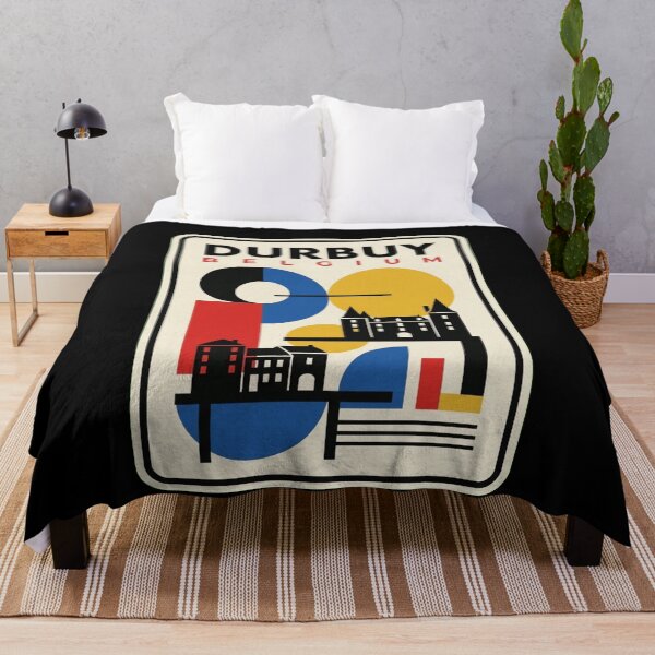 Item preview, Retro Durbuy Bauhaus Geometric Skyline designed and sold by k3rstman1.
