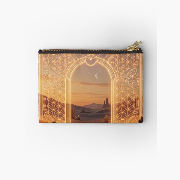 Item preview, Glowing Golden Sacred Geometry Desert Portal Gateway | Monkeybusiness designed and sold by monkeybusiness.pt.