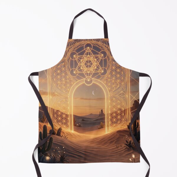 Item preview, Glowing Golden Sacred Geometry Desert Portal Gateway | Monkeybusiness designed and sold by monkeybusiness.pt.