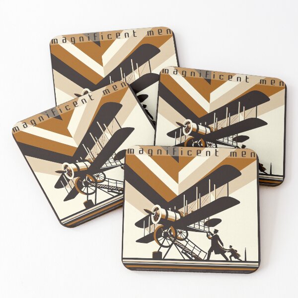 Item preview, Magnificent Men Old Fashioned Light Aircraft Aviators designed and sold by miffd.