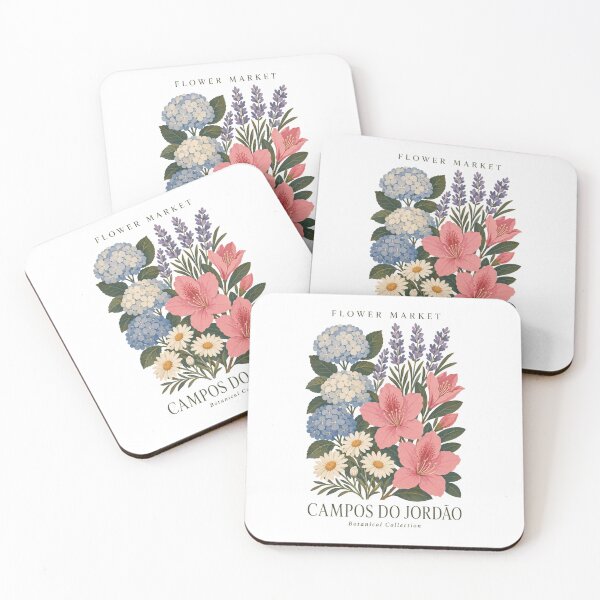 Item preview, Campos do Jordão - Flower Market - Botanical Collection designed and sold by Sketch-Shack.