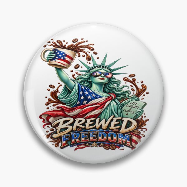 Item preview, Brewed Freedom Coffee designed and sold by simplehcity.