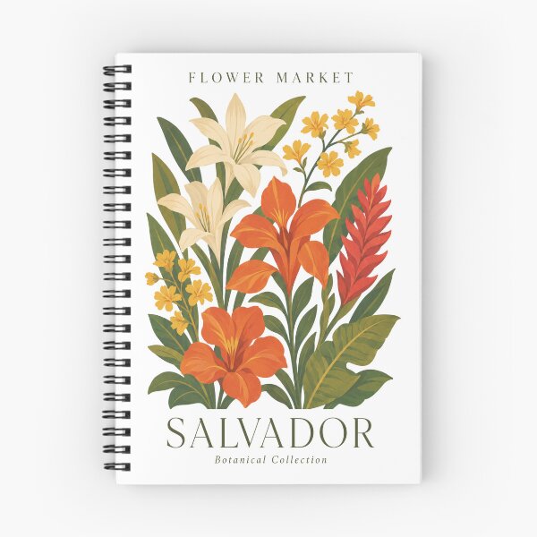 Item preview, Salvador - Flower Market - Botanical Collection designed and sold by Sketch-Shack.