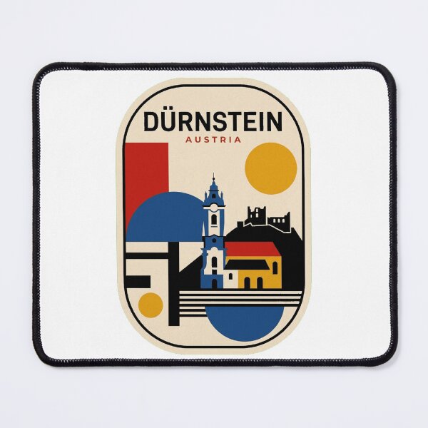 Item preview, Retro Dürnstein Bauhaus Geometric Skyline designed and sold by k3rstman1.