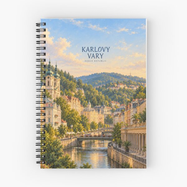 Item preview, Karlovy Vary Painterly Spa City Impression designed and sold by MichaeIRellov.