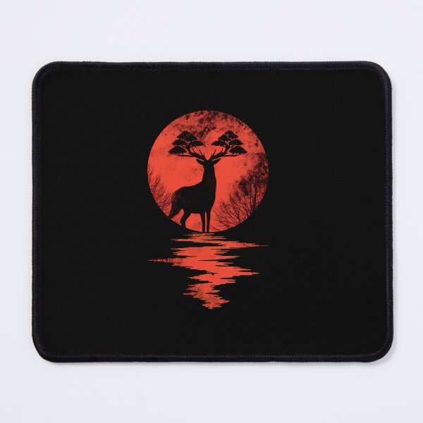 Item preview, Zen Deer Moon Tree Antlers Reflection designed and sold by hottlekxsvayq.