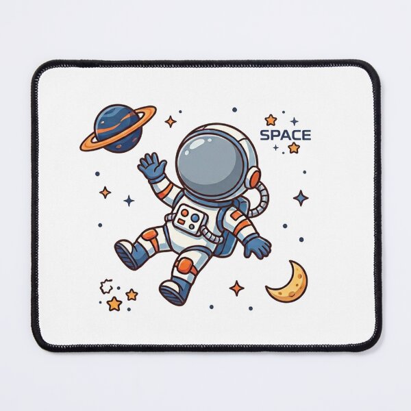 Item preview, Cute Cartoon Astronaut in Space designed and sold by M-store 2026.