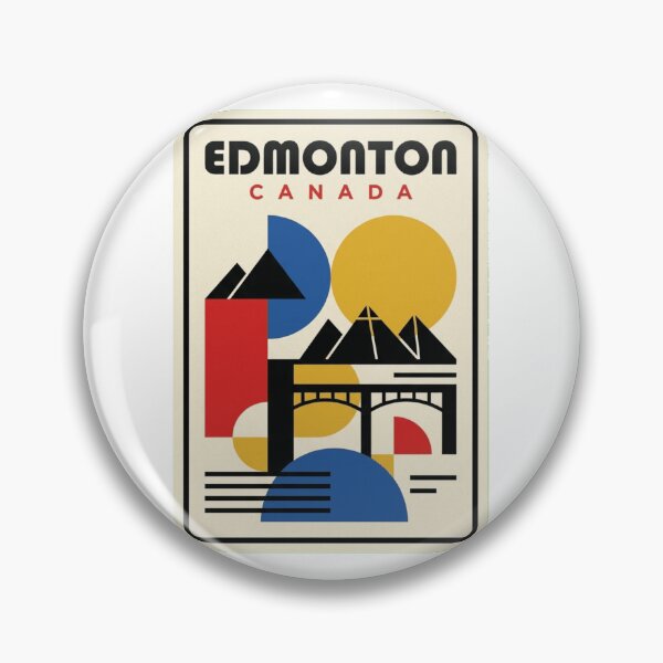 Artikelvorschau, Retro Edmonton Bauhaus Geometric Skyline entworfen und verkauft von k3rstman1.