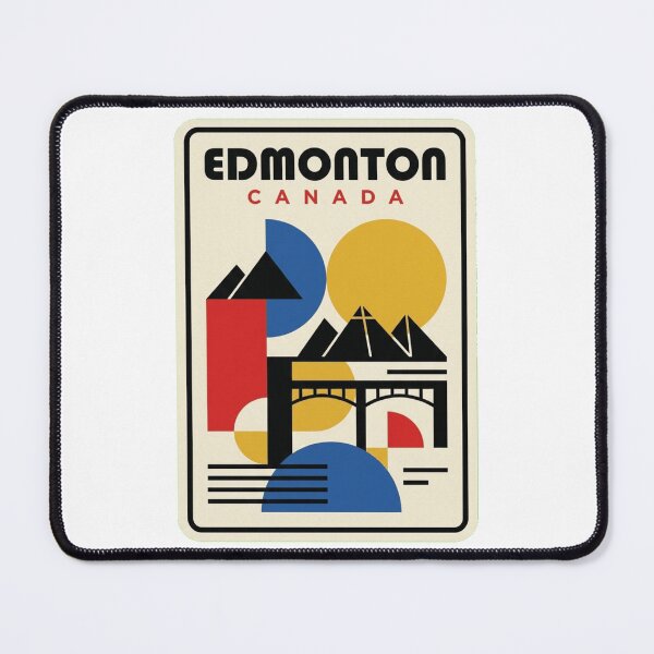 Item preview, Retro Edmonton Bauhaus Geometric Skyline designed and sold by k3rstman1.