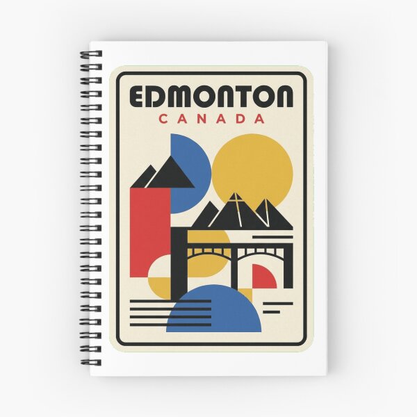 Item preview, Retro Edmonton Bauhaus Geometric Skyline designed and sold by k3rstman1.