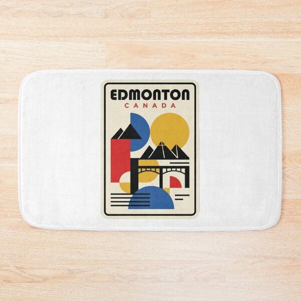 Artikelvorschau, Retro Edmonton Bauhaus Geometric Skyline entworfen und verkauft von k3rstman1.