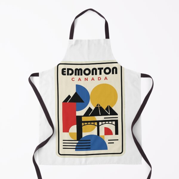 Item preview, Retro Edmonton Bauhaus Geometric Skyline designed and sold by k3rstman1.