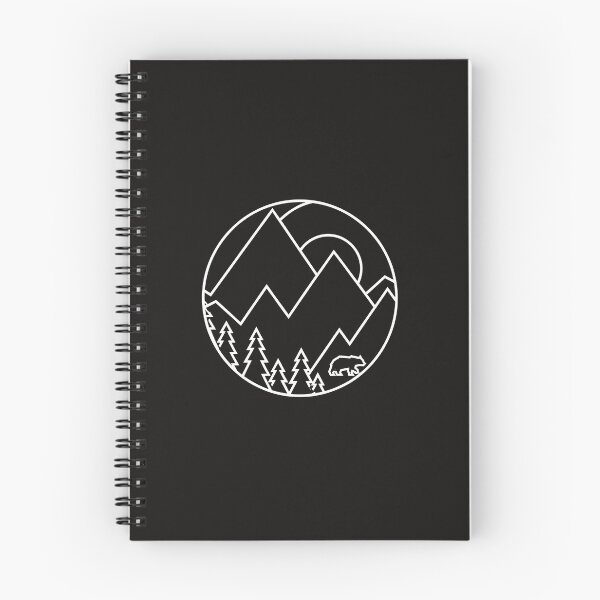 Item preview, Geometric Mountain Bear Sun Circle Nature Design designed and sold by mcconnlllobato.