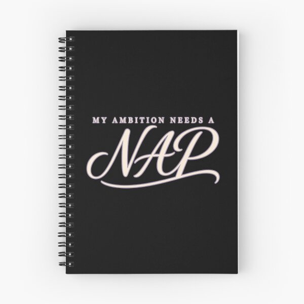 Item preview, My Ambition Needs A Nap Funny Productivity Script  designed and sold by PhylonBoxx.