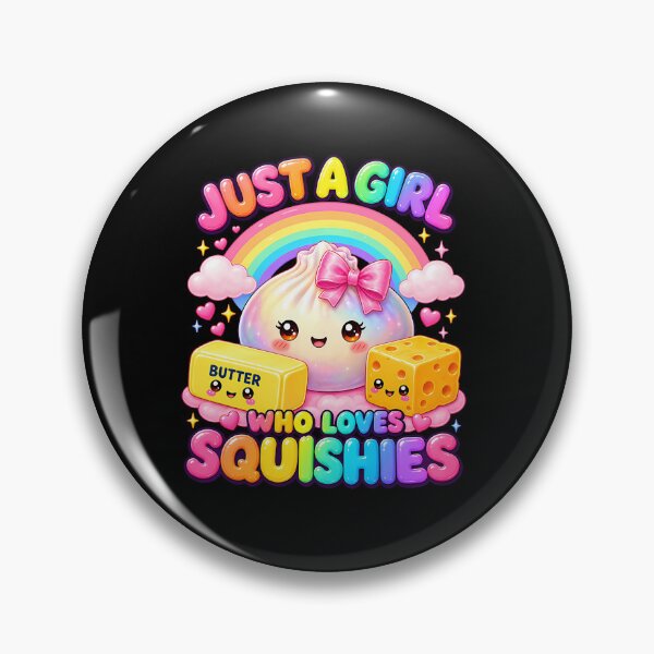 Item preview, Just A Girl Who Loves Squishies Cute Kawaii Girls designed and sold by OddityVault.