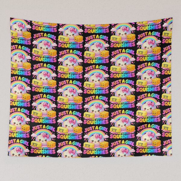 Item preview, Just A Girl Who Loves Squishies Cute Kawaii Girls designed and sold by OddityVault.