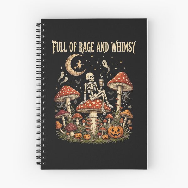Item preview, Full of Rage and Whimsy Skeleton Mushroom Halloween Costume designed and sold by ZANNIX.