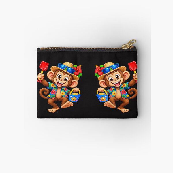 Item preview, Monkey with bucket and spade for the beach designed and sold by JamesDunican.