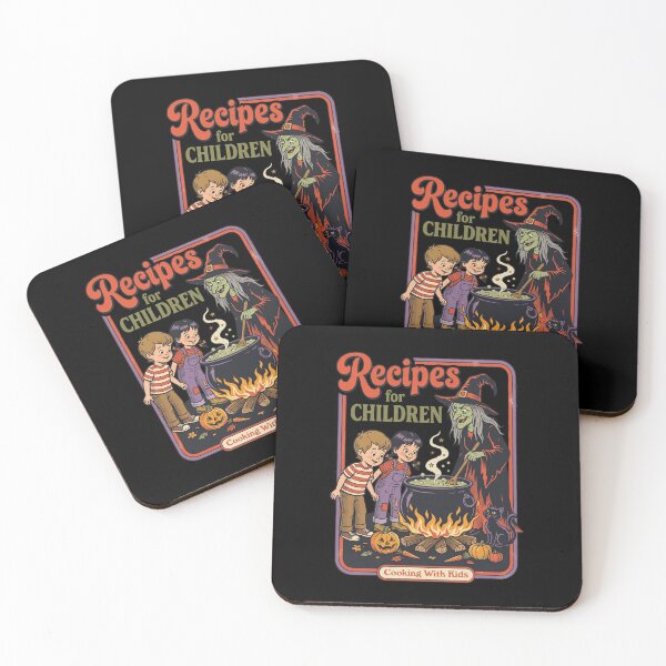 Item preview, Halloween Recipes for Kids - Vintage Witch Dark Humor designed and sold by dudelinart.