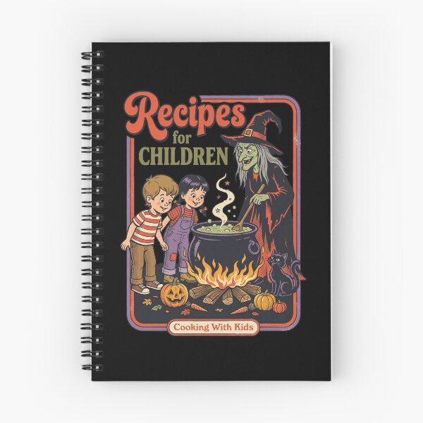 Item preview, Halloween Recipes for Kids - Vintage Witch Dark Humor designed and sold by dudelinart.