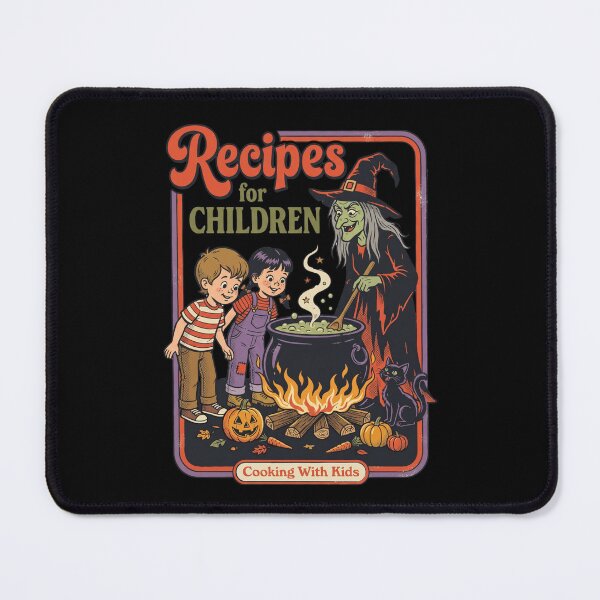 Item preview, Halloween Recipes for Kids - Vintage Witch Dark Humor designed and sold by dudelinart.