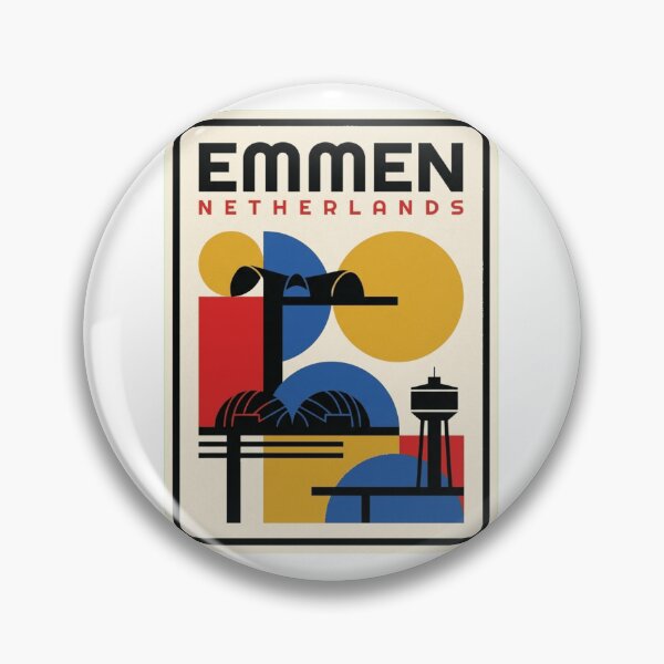 Item preview, Retro Emmen Bauhaus Geometric Skyline designed and sold by k3rstman1.