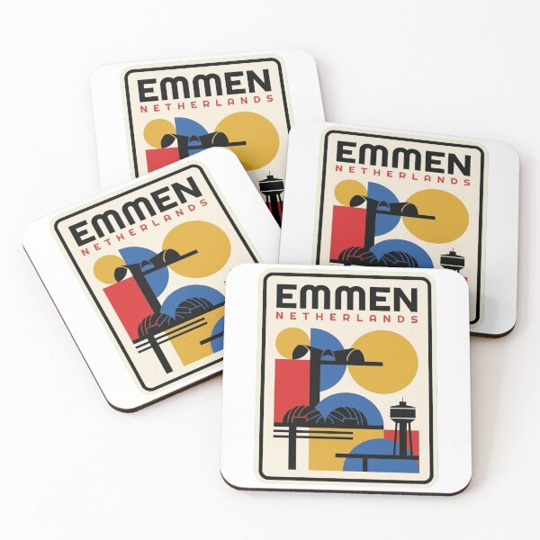 Item preview, Retro Emmen Bauhaus Geometric Skyline designed and sold by k3rstman1.