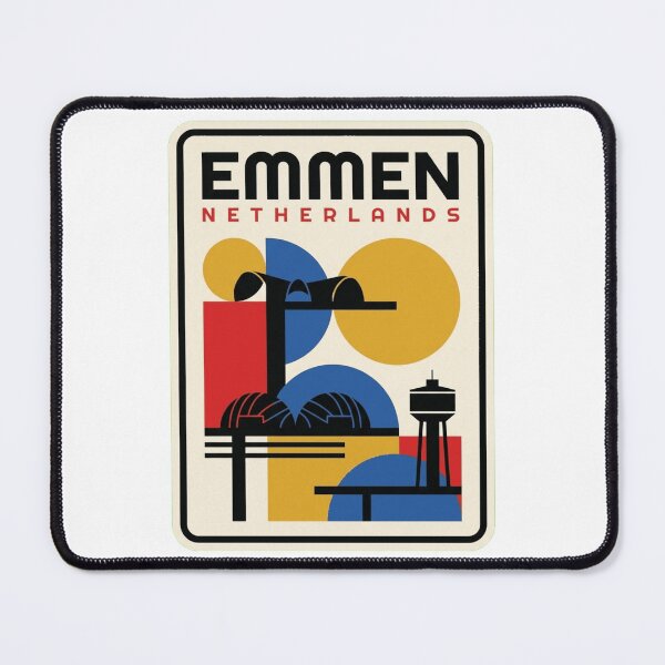 Item preview, Retro Emmen Bauhaus Geometric Skyline designed and sold by k3rstman1.