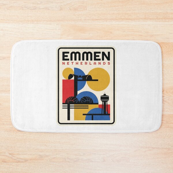 Item preview, Retro Emmen Bauhaus Geometric Skyline designed and sold by k3rstman1.