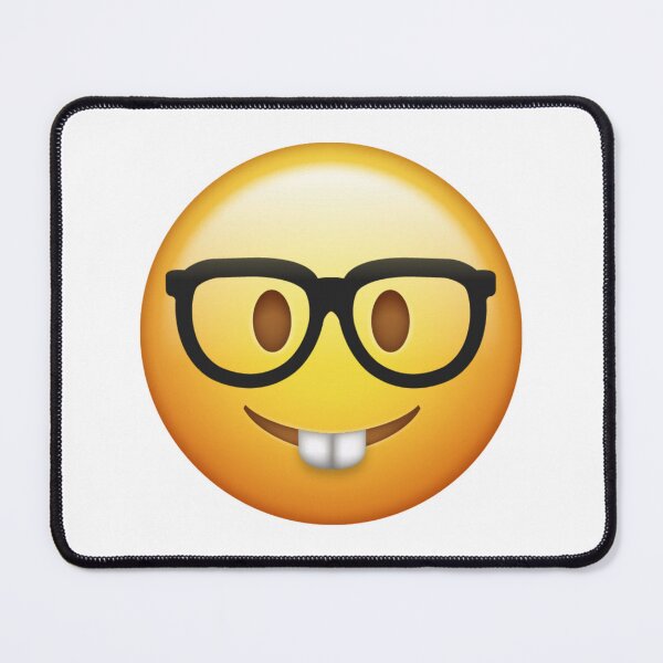 Item preview, Smart Nerd Emoji Face With Buck Teeth designed and sold by Tom-Riley.