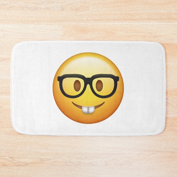 Item preview, Smart Nerd Emoji Face With Buck Teeth designed and sold by Tom-Riley.