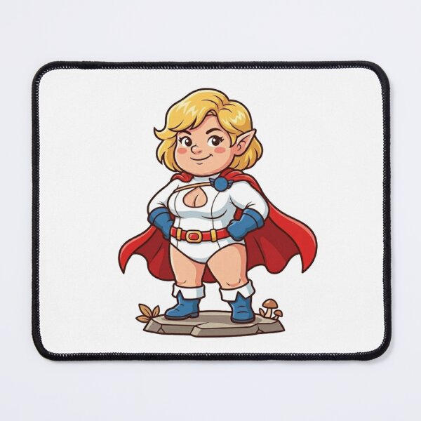Item preview, Unstoppable Power Girl Garden Gnome designed and sold by Bad-Decisions-Designs.