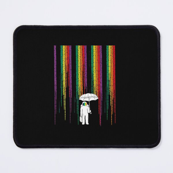 Item preview, Astronaut Under Rainbow Rain designed and sold by hottlekxsvayq.